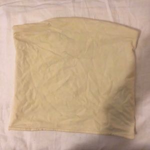 Brandy Melville Light Yellow Tube Top